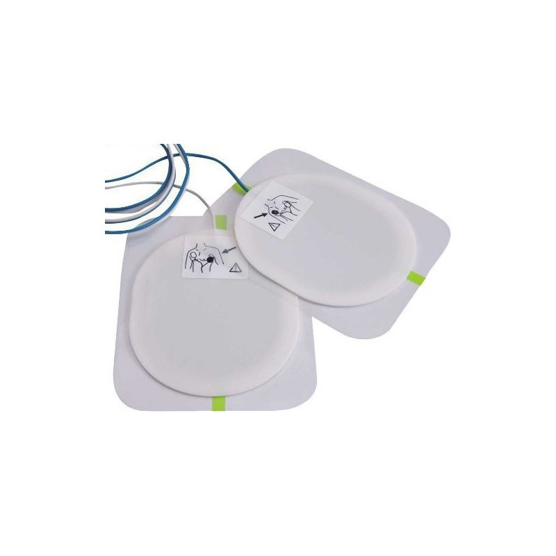 Electrodes adulte pour défibrillateur Saver One