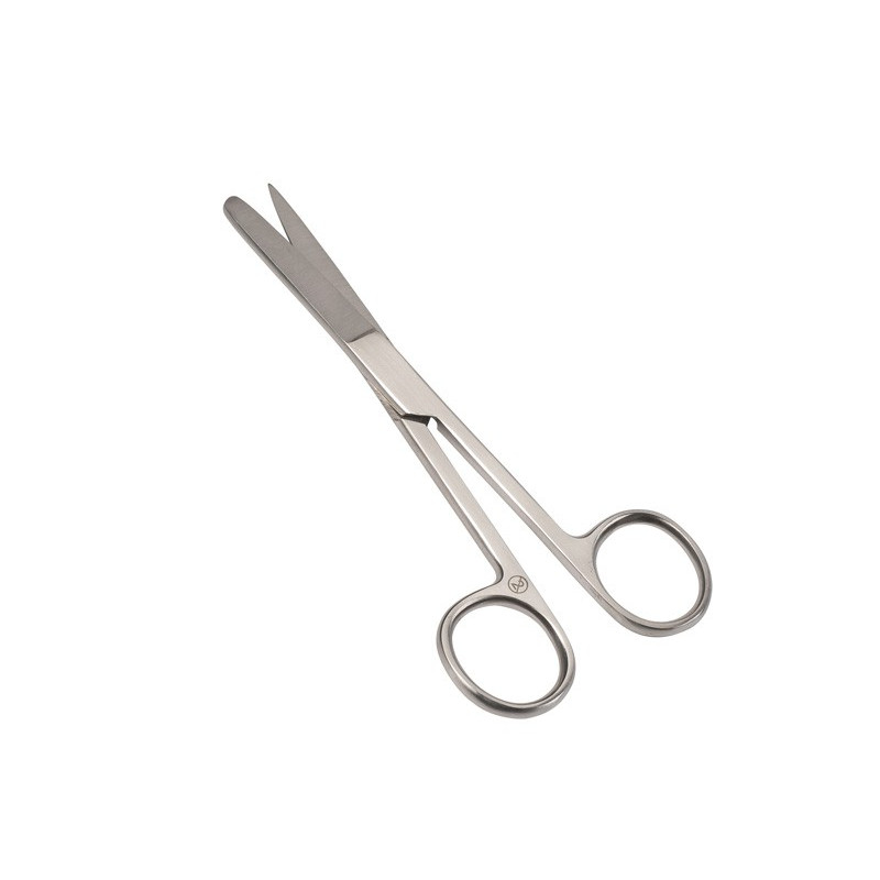 Ciseaux chirurgicaux stérile pointu/mousse droits 14.5 cm