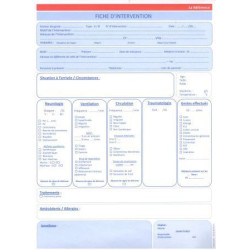 Carnet feuilles de route hebdomadaire Transport Sanitaire 