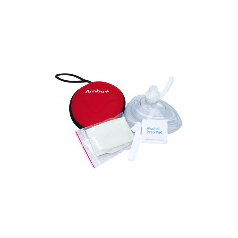 Masque de poche de réanimation en étui souple Masque de poche de réanimation en étui souple