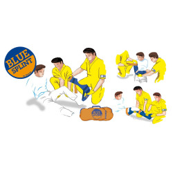 Attelles rigides / semi rigides Blue Splint