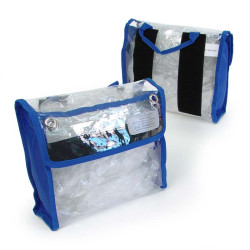 Pochette Bleue Cristal pour sacs Dimatex - 23 x 20 x 8 cm