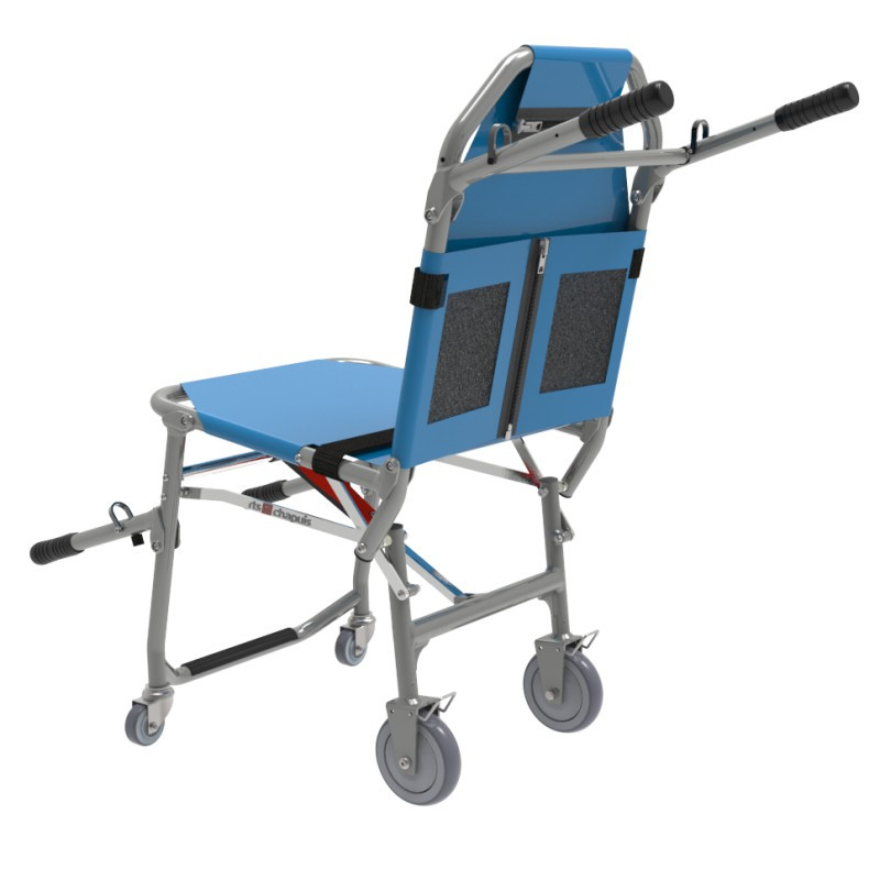 Chaise portoir 4 roues pour le transfert et l'évacuation - Handicap Accès