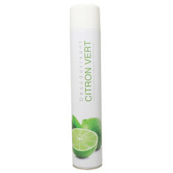 Bombe aérosol sec désodorisant Citron Vert 750 ml