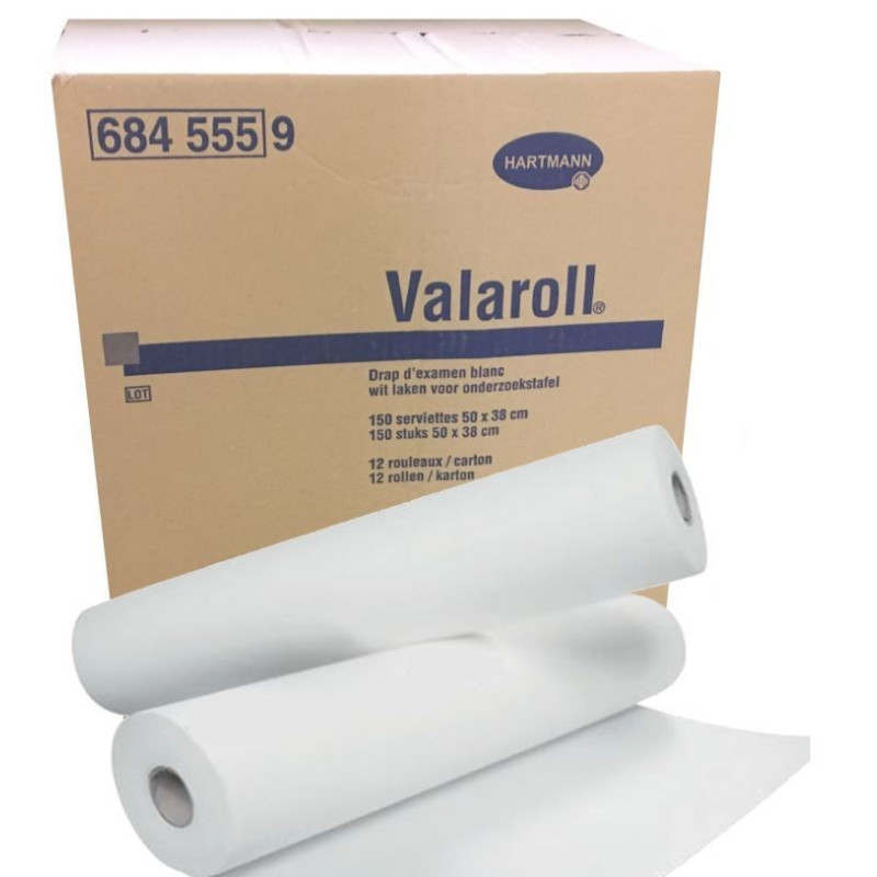 Lot de 3 rouleaux Drap examen 50x38 cm par 150 feuilles, 