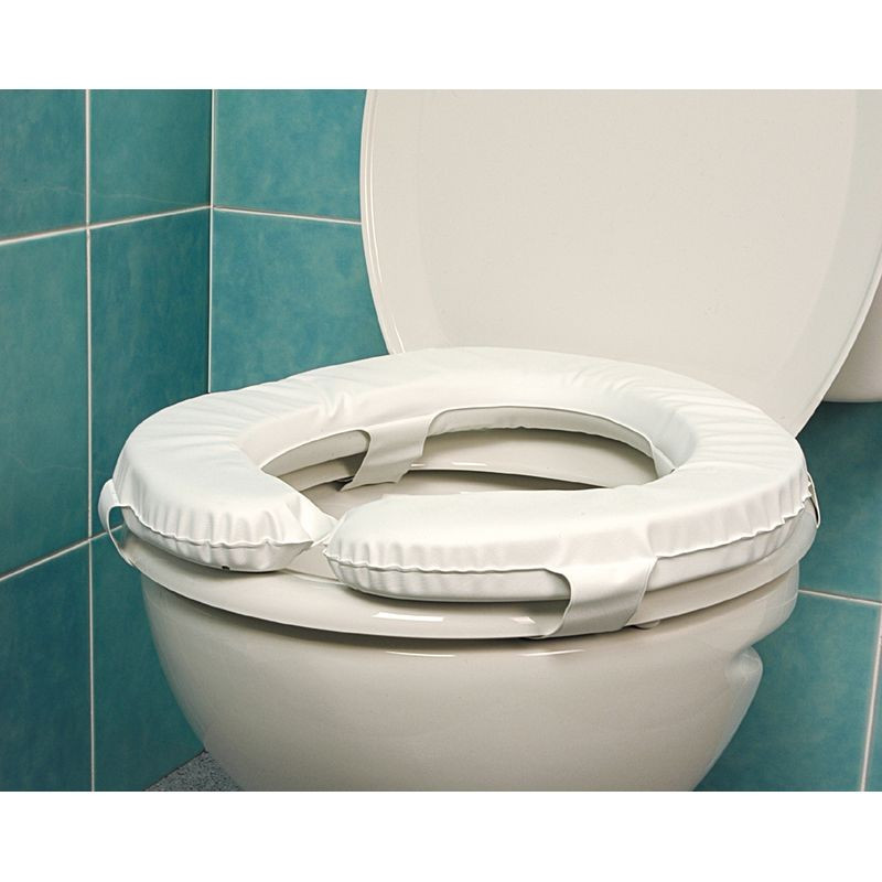 Sur-Lunette confort - Mousse plastifiée - Accessoire WC pas cher