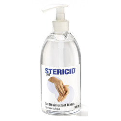 Gel hydroalcoolique STERICID - Flacon de 500 ml avec pompe