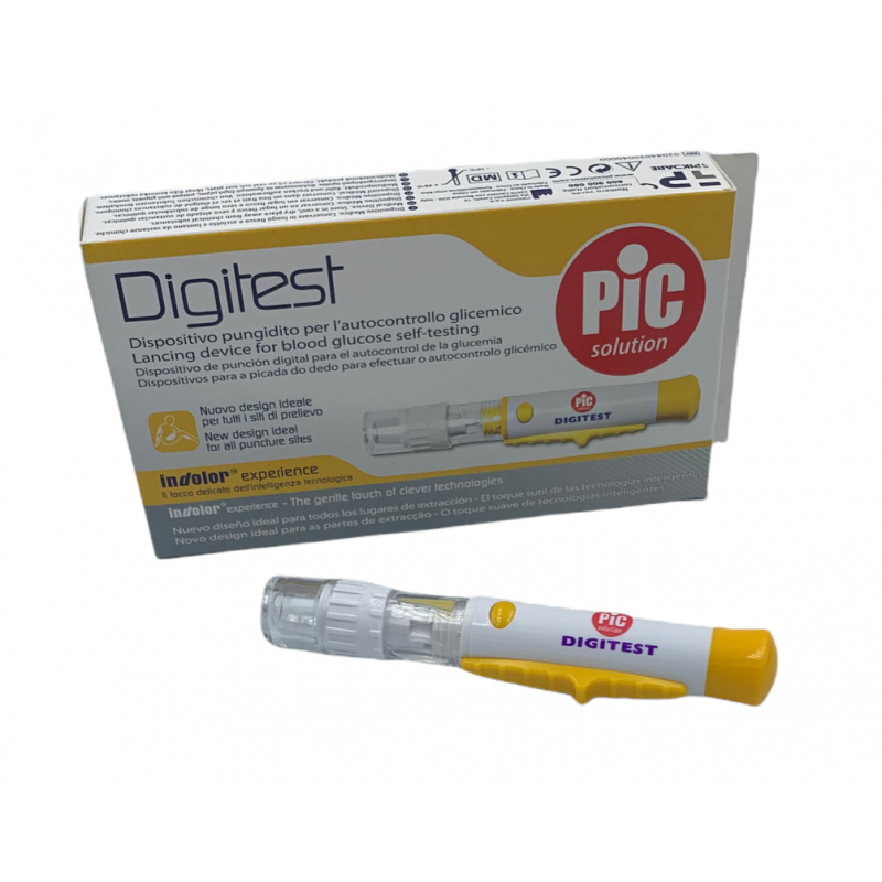 Bandelettes réactives pour KIt Glucomètre PIC GlucoTest - Lecteur