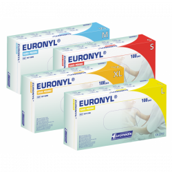 Gants d'examen médical vinyle Euronyl - Euromedis