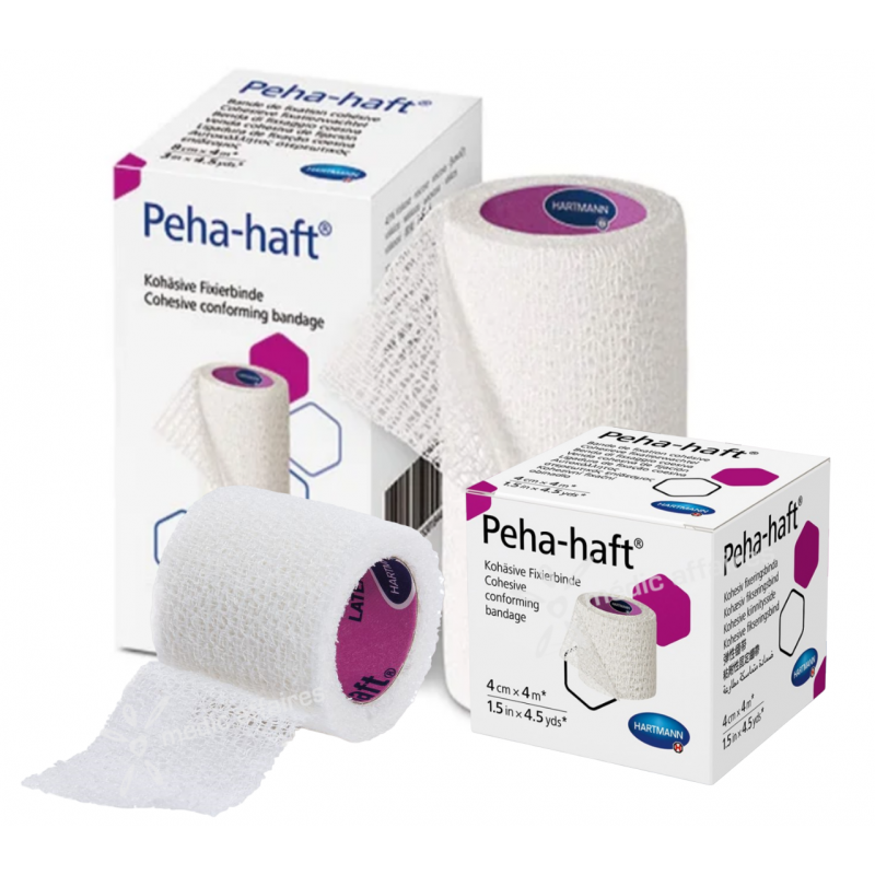 Bandage de fixation élastique Peha-Haft auto-adhésif sans latex