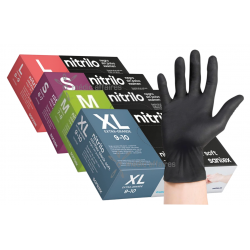 Les gants nitrile non-poudrés super nitro