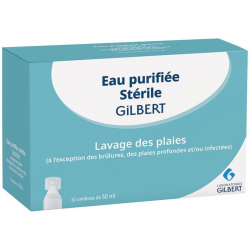 Eau purifiée stérile -...