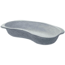 Haricot médical en carton jetable – usage unique – contenance 750 ml – lot de 100 – fibres moulées – étanche 8h