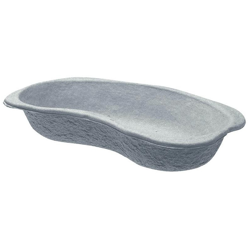 Haricot médical en carton jetable – usage unique – contenance 750 ml – lot de 100 – fibres moulées – étanche 8h