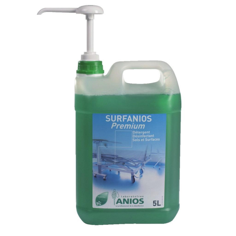 SURFANIOS PREMIUM Bidon de 5 litres avec pompe de 20ml SURFANIOS PREMIUM Bidon de 5 litres avec pompe de 20ml