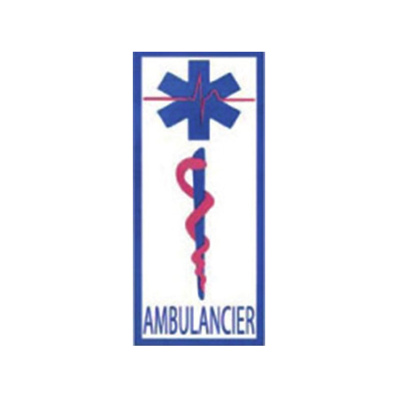 Autocollant Ambulancier Pare-Brise 