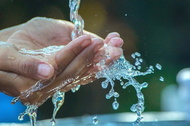 désinfection des mains