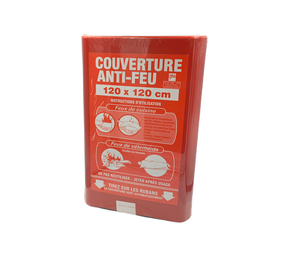 Lot De 2 Couvertures Anti-incendie D'urgence Pour Cuisine, 101,6 X 101,6 Cm, Couverture En Fibre De Verre Pour La Maison